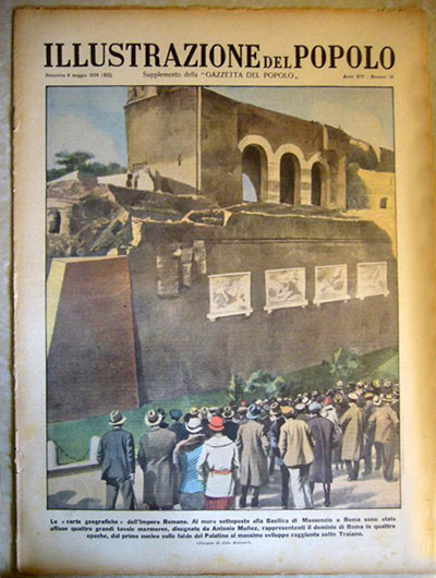 Inaugurazione tavole geografiche Via dei Fori Imperiali